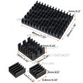 thumbnail image 1 of 4pcs/set DIY Raspberry Pi Aluminum Heatsink Kit With Thermal Pad for Raspberry Pi 4 / 4B Model B Black With Pad 10sets(40pcs), 1 of 6