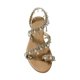 thumbnail image 4 of Sandalias planas sin cordones con borlas de diamantes de perlas exquisitas de estilo romano romántico para mujer, pantuflas informales, zapatos de playa para boda Wmkox8yii  shjk8190, 4 of 9