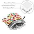 thumbnail image 7 of Oven Mitts and Pot Holders 4 Piece, Colorful butterflies A High Heat Slip Resistant Oven Mitt and Trivets Set Kitchen Oven Glove Pot Holders for Cooking Baking Grilling, 7 of 7