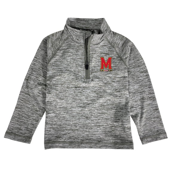 Toddler Garb Gray Maryland Terrapins Matthew Quarter-Zip Pullover Top