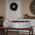 thumbnail image 2 of Household Essentials 30" Holiday Wreath Storage Bag, Red and Green, 2 of 5