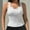 White, variant on Tank Tops for Women Crop Tops for Women Women's Sleeveless Cotton Tank Top Form Fitting Neck Ribbed Knit Basic Shirts Tube Tops for Women Cotton Blouse Going Out Tops Black S