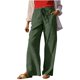 thumbnail image 2 of TaTaai Women High Waist Loose Fit Cotton Linen Long Pants Solid Color With Pockets Casual Style Breathable Lightweight Machine Washable No Fading Daily Street Wear Gift, 2 of 9