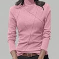thumbnail image 1 of MHFRRA Camiseta Informal para Uso Diario, Cómoda y Elegante, Ideal para Usar En Capas O Como Outfit. Camiseta Versátil para Cualquier Ocasión, Imprescindible En Tu Armario. Rosa, 1 of 4