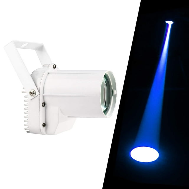 MAD OWL 3W Blue LED Mini Spotlight Pinspot Light for Disco Ball Stage Lighting