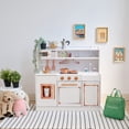 thumbnail image 2 of Teamson Kids Little Chef St. Louis Wooden Play Kitchen with 15 Accessories, Pretend Kitchen Set with Sink & Ice Dispenser, 2 of 15