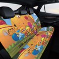thumbnail image 4 of Rolie Polie Olie-theme Car Rear Seat Covers Back Elastic Flexible Car Seat Covers Decorative Fits Most Cars 120x59x76cm, 4 of 6