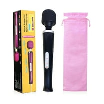 Portable Soft Mini Personal Messager Wand TravelSize Silicone MassagePleasure Handheld with Twenty Vibrating Patterns Eight Speeds Body Massager Cordless Rechargeable