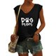 thumbnail image 2 of Camisas con estampado informal con estilo para mujer, camisetas holgadas de manga corta de talla grande, blusa con cuello en V OAVQHLG3B Store lin121212, 2 of 5