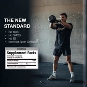 RAW Nutrition Essential 100% Pure Creatine Monohydrate Powder, Unflavored, 50 Servings