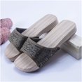 thumbnail image 1 of ATTOE One-Character Men and Women Sweat-Absorbent Skilled Wood Slippers Creative Home Adhesive Substrate Slippers (Color : 13, Size : 37), 1 of 3