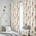 thumbnail image 5 of Blackout Kids Curtains,Beige Fairy Mushroom Pattern Childrens Insulated Curtains Set Of 2,Bedroom Essentials,Toddler Room Decor 52"x84", 5 of 5