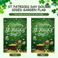 thumbnail image 5 of St Patricks Day Garden Flag, Shamrock St Patricks Flag 12 x 18 Inch, Double Sided St Patricks Day Flag for Home Decorations, St Patricks Day Party Decorations, St Patricks Day Decorations, 5 of 6