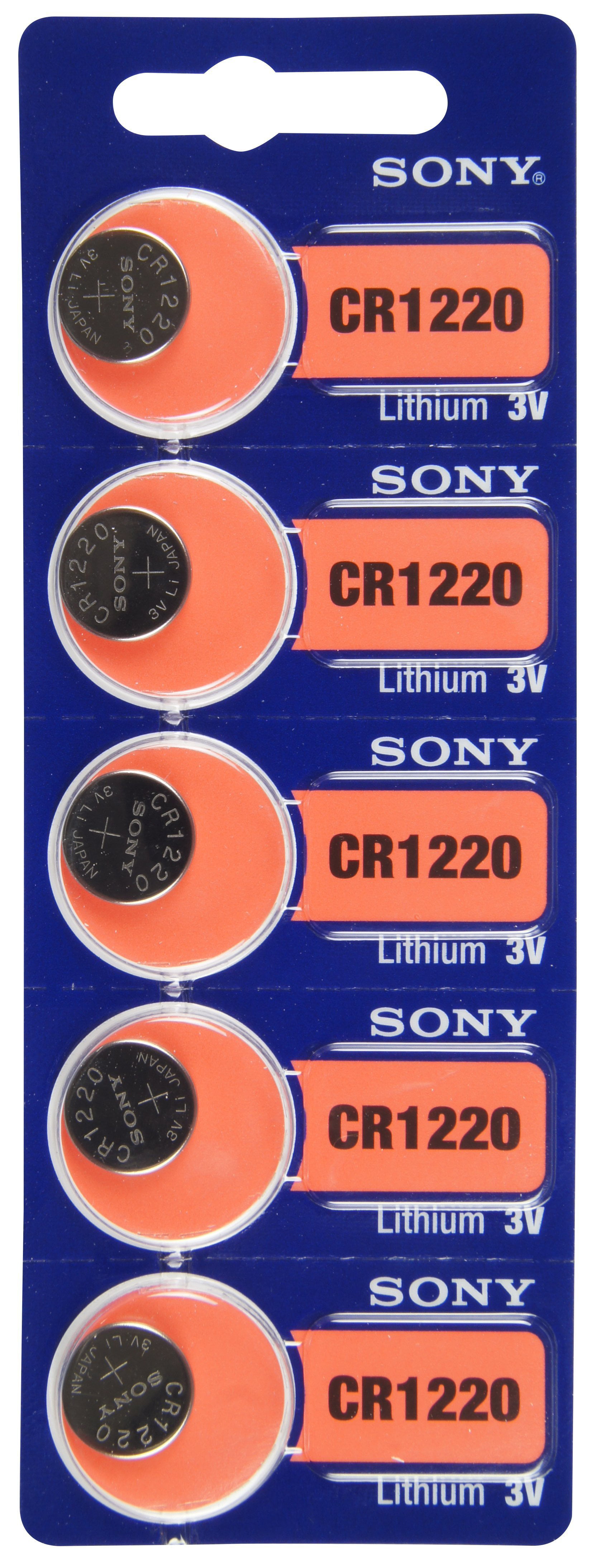 Pkg/5 Type 1220 MuRata Lithium Battery Tear Strip #Q-SWB1220