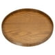 thumbnail image 1 of Uxcell 11" Bandeja Redonda de Madera para Servir, Plato Decorativo para el Hogar, Cocina y Velas, Marrón, 1 of 5