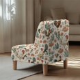 thumbnail image 5 of HELLHERO USA Rooster Stain Protection Armless Accent Chair Cover with Dustproof, Elastic Bottom Armless Chair Slipcover, 5 of 8