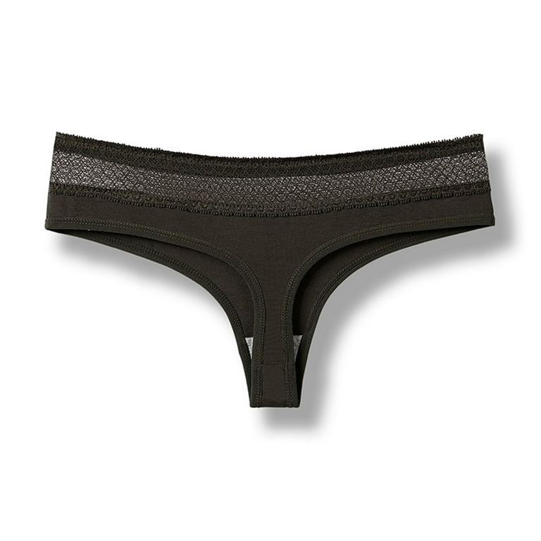 GWAABD High Waist Leak Panties Women's Ice Silk Seamless Sports Low Waist  Briefs 