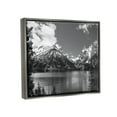 thumbnail image 4 of Stupell Industries Nature Pond Landscape Landscape Photography Gray Floater Framed Canvas Art Print Wall Art, 31 x 25, 4 of 10