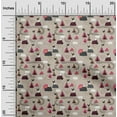thumbnail image 2 of oneOone Velvet Light Brown Fabric Kids Campfire Fabric For Sewing Printed Craft Fabric By The Yard 58 Inch Wide, 2 of 4