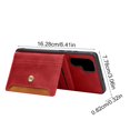 thumbnail image 2 of Flip Phone Case Wallet For Samsung S25 Ultra 6.2 Inch With Magnetic Closure 4 Card Slots And Money Pocket Synthetic Leather, 2 of 7