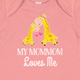 thumbnail image 4 of Inktastic Mommom Loves Me Childs Giraffe Boys or Girls Baby Bodysuit, 4 of 5
