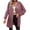 Pink, variant on Ozmmyan Women Cardigan Sweater Solid Loose Long Sleeve Cardigan Autumn Winter Coat
