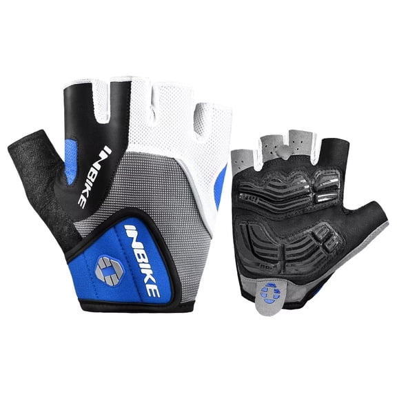 INBIKE Unisex Gel Cycling Gloves Fingerless Bike Gloves Men Women, Sizes M-XL