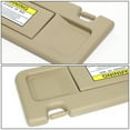 thumbnail image 3 of DNA Motoring ZTL-Y-0145-YE For 2006 to 2011 Honda Civic Factory Style Left Driver Left Side Sun Visor Sunshade Beige 07 08 09 10, 3 of 5
