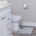 thumbnail image 1 of Sussexhome Toilet Mat - Machine Washable & Absorbent Bath Rugs for Bathroom Floor - Plush, Non Slip Bath Rug - Polyester & Cotton Bathroom Rugs with Printed Pattern Design - 20”x24" Bathroom Mats, 1 of 6