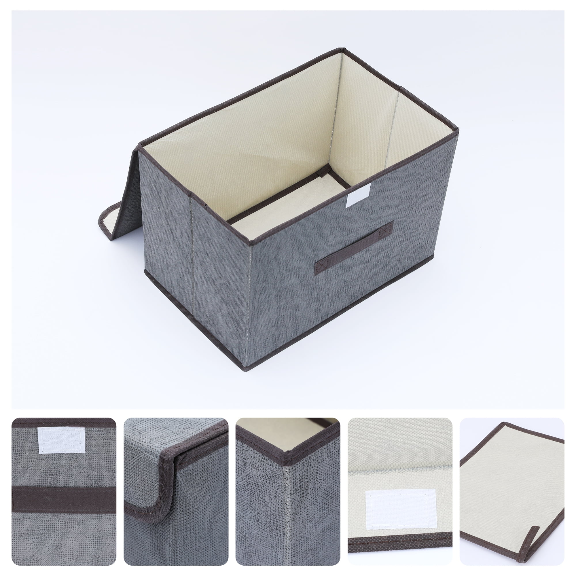 Unique Bargains 1 Pack Clothes Storage Bags Moving Bags Grey 14.2*9.1*9.4in