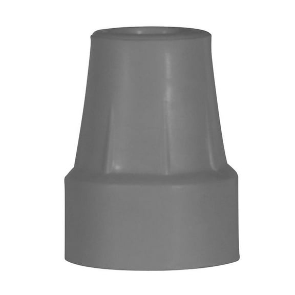 Underarm crutch tip, gray, 1 pair