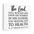 thumbnail image 6 of Scripture Walls Psalm 41:3 The Lord Will Bible Verse Canvas Christian Wall Art Ready to Hang Unframed, 6 of 11
