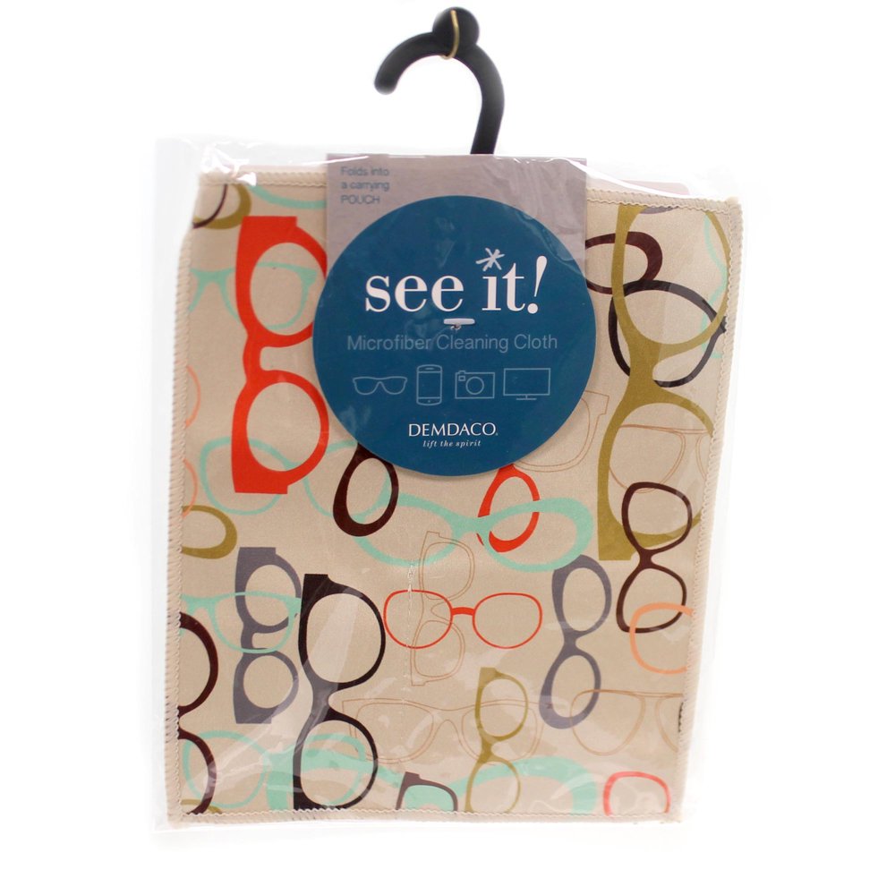 eyeglasses taupe 6 x 7.5 inch microfiber twosided eyeglasses cleaning