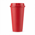 thumbnail image 2 of [Reusable Mug] 10pcs/set Reusable Polypropylene Travel Mug Set | 16oz Single Wall, Large Men and Women Straight Drinking Cups, Perfect for Coffee, Machine Washable, Lid Included, Microwave Safe, Mult, 2 of 13