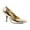 Gold, variant on E-8220 5" Heel Womens Pumps. Blue / 6