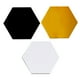 thumbnail image 5 of Toystoory 32 piezas de pegatinas de pared, adornos para el hogar, espejos acrílicos hexagonales para habitación, decoración de habitación para escenas Decoración del hogar Negro 32 Stück Toystoory HA047850-01B, 5 of 6