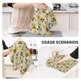 thumbnail image 3 of Sikiie Gnomes Bees And Sunflowers Waffle Weave Kitchen Dish Cloth,Super Absorbent Kitchen Dish Towels 16*26 Inches for Dish Rags Washing Dishes, Drying Dishes, 3 of 7