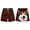 Brown@GC@, variant on Mens Funny Shorts Playful Shorts for Men Trendy Elastic Waist Cute Dog Graphic Soft Homewear Loungewear