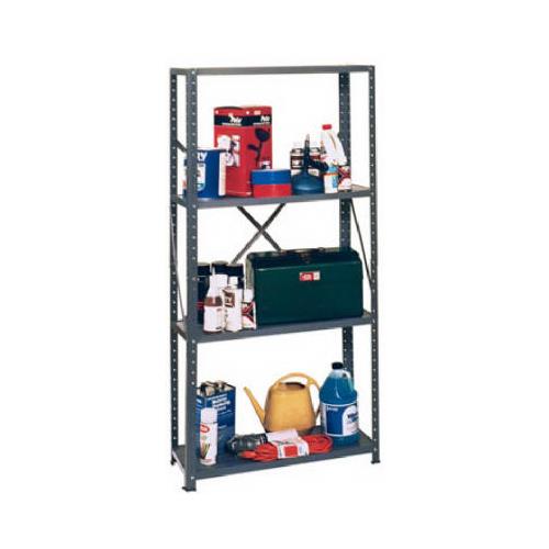 Edsal Mfg VL430 4Shelf Steel Shelving Unit, MediumDuty, 12 x 30 x 58