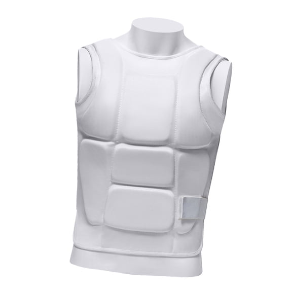 Adjustable Karate Protective Vests Cushioned Chest Guard Breathable Karate Abdomen Protectors Suitable for Sports