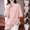 Beige, variant on Sexlip Womens Swimsuit Set Oversized Solid Cover Up Design Crew Neck Elbow Sleeve Loose Silhouette Soft Fabric for Summer Water Activities Pink XXL