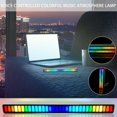 thumbnail image 1 of Yrmaups 2 Pcs Lampe Musicale RGB, Bande Lumineuse LED à Commande Vocale avec Synchronisation Audio, Lumière Rythmique Réutilisable pour Ordinateur, Voiture, Salle de Jeux, Décoration Intérieure, 1 of 9