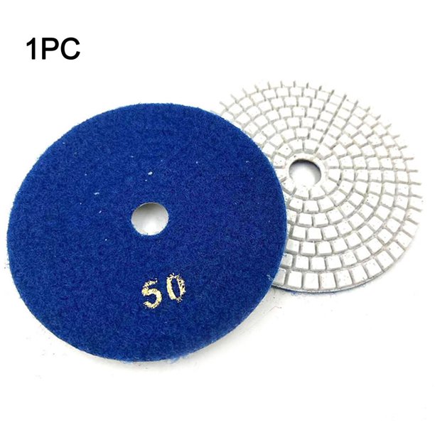6 Disques Diamant Polissage Béton – 4″ / 100mm, Grain 50, HIGHDRIL, Pour Ponçage Humide