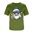 thumbnail image 4 of Tops para hombre, blusas y camisas de manga corta con cuello redondo para hombre, camiseta informal con cuello redondo y estampado para hombre, blusa de manga corta, blusa de poliéster para hombre, 4 of 4
