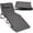 Gray, variant on Best Choice Products Extra Wide Padded Patio Chaise Lounge Chair, Portable Recliner w/ 8 Positions - Tan
