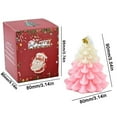 thumbnail image 3 of Fmbmuo Christmas Tree Scented Candle Container Candles Wax Single Art Deco for Christmas Decorations, 3 of 3