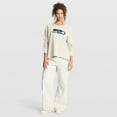 thumbnail image 3 of Women's Fanatics Cream Seattle Seahawks Dove Legacy Long Sleeve T-Shirt, 3 of 5