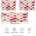 thumbnail image 4 of GZHJMY Red Dots Satin Pillowcase for Hair and Skin, Soft and Cozy Cooling Smooth Pillow Cover with Envelop Closure, Queen Size 20x30in Home Decor, 4 of 7