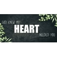 thumbnail image 2 of Allen, Kimberly 18x11 White Modern Wood Framed Museum Art Print Titled - God Knew my Heart, 2 of 4