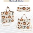 thumbnail image 6 of FORMRS Womens Corduroy Tote Bag Crossbody Shoulder Handbag with Pocket, Fall Leaves, 6 of 7